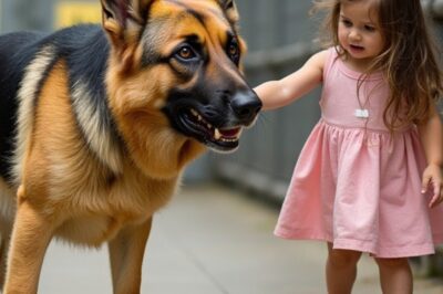 Nobody Could Touch This Very Aggressive German Shepherd — Until a Little Girl Changed Everything…