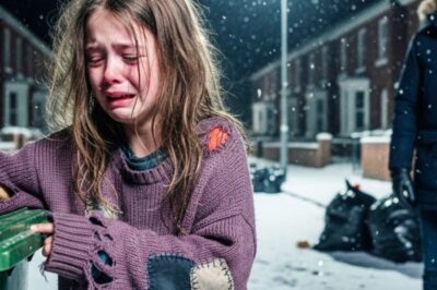 Single dad saw a little girl searching trash on Christmas eve_and the truth left him stunned