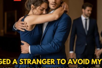 She saw her ex walking toward her with his new fiance. Smug, polished, everything she wasn’t. Panic rushed in. Her fingers trembled. She turned and grabbed the first stranger she saw, wrapping her arms around him like she belonged there. What she didn’t know, the man she hugged so desperately was one of the richest, loneliest men in the city.