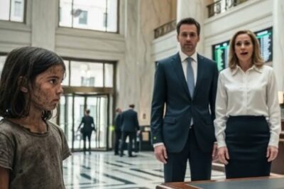 On a bright but chilly morning in the middle of the city’s financial district, where glass towers scraped the sky and expensive cars hummed along polished streets, a little girl with dusty cheeks and tired eyes pushed open the enormous doors of the Grand Crest Bank. Her name was Arya Nolan, and her small hands clutched a worn out card the way someone holds the last piece of hope they have left in the world.