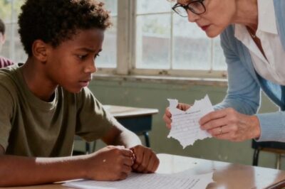 Teacher Calls Black Boy a Liar About His Dad’s Job — Went Silent When 4-Star General Walked In