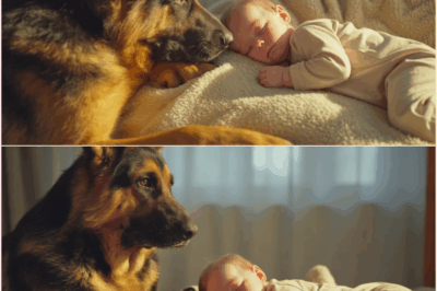 The German Shepherd Slept Beside the Baby Every Night Then the Camera Caught Why