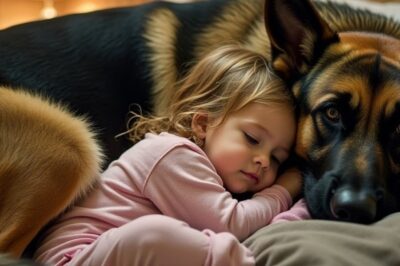 The Dog Wouldn’t Leave the Little Girl’s Back — Father Installs a Camera and Realizes Why!