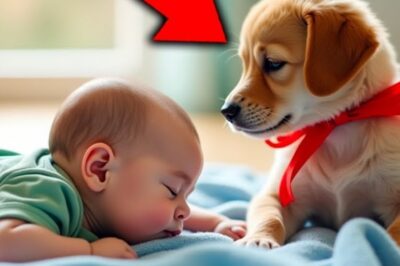 6 Month Old Paralyzed baby Falls Asleep. Look What The Puppy Did Next, It’s A Miracle!