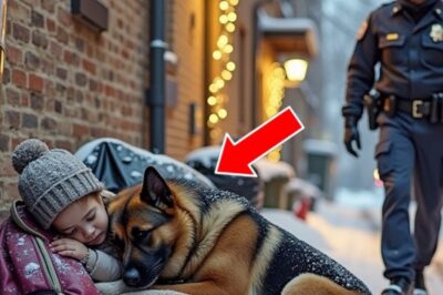 Officer Finds a Little Girl and Her Dog Sleeping Among the Trash – The Truth Broke His Heart!