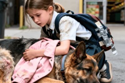 The Dog Lay Curled Up and Motionless in Pain — Until the Little Girl Covered Him With Her Own Coat