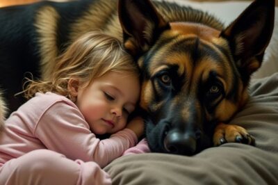 The Dog Wouldn’t Leave the Little Girl’s Back — Father Installs a Camera and Realizes Why!