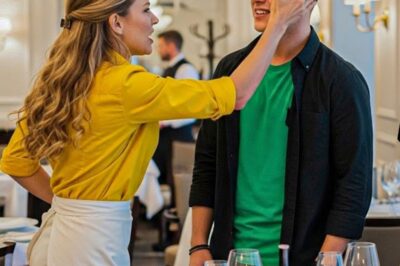 Waitress slapped billionaire’s son in front of everyone, his Dad learned the reason and felt ashamed