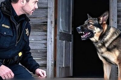 Officer Bought a Haunted Cabin for $40 — Then Found a Stray German Shepherd Guarding a Secret Inside